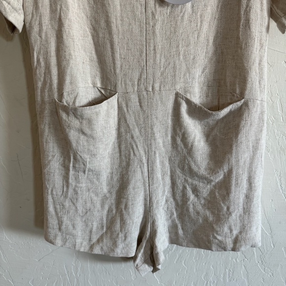 Princess Polly Linen Romper - Picture 3 of 6